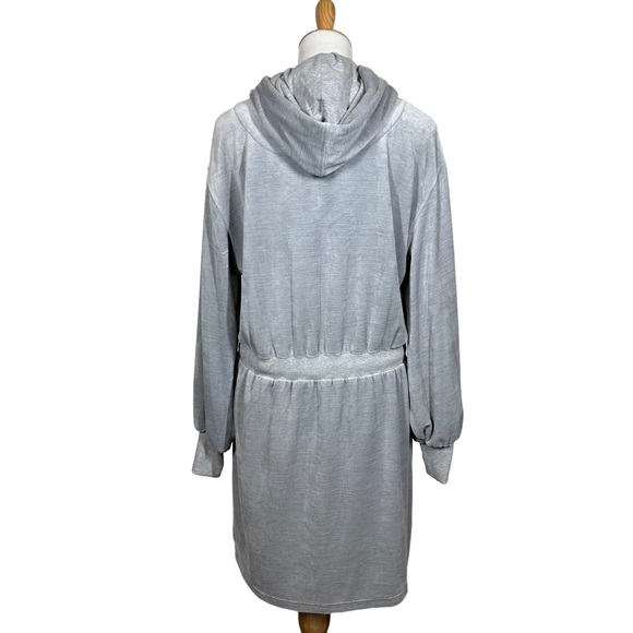 Calvin Klein Women's Tie Waist Velour Dress Sz L - Picture 2 of 10